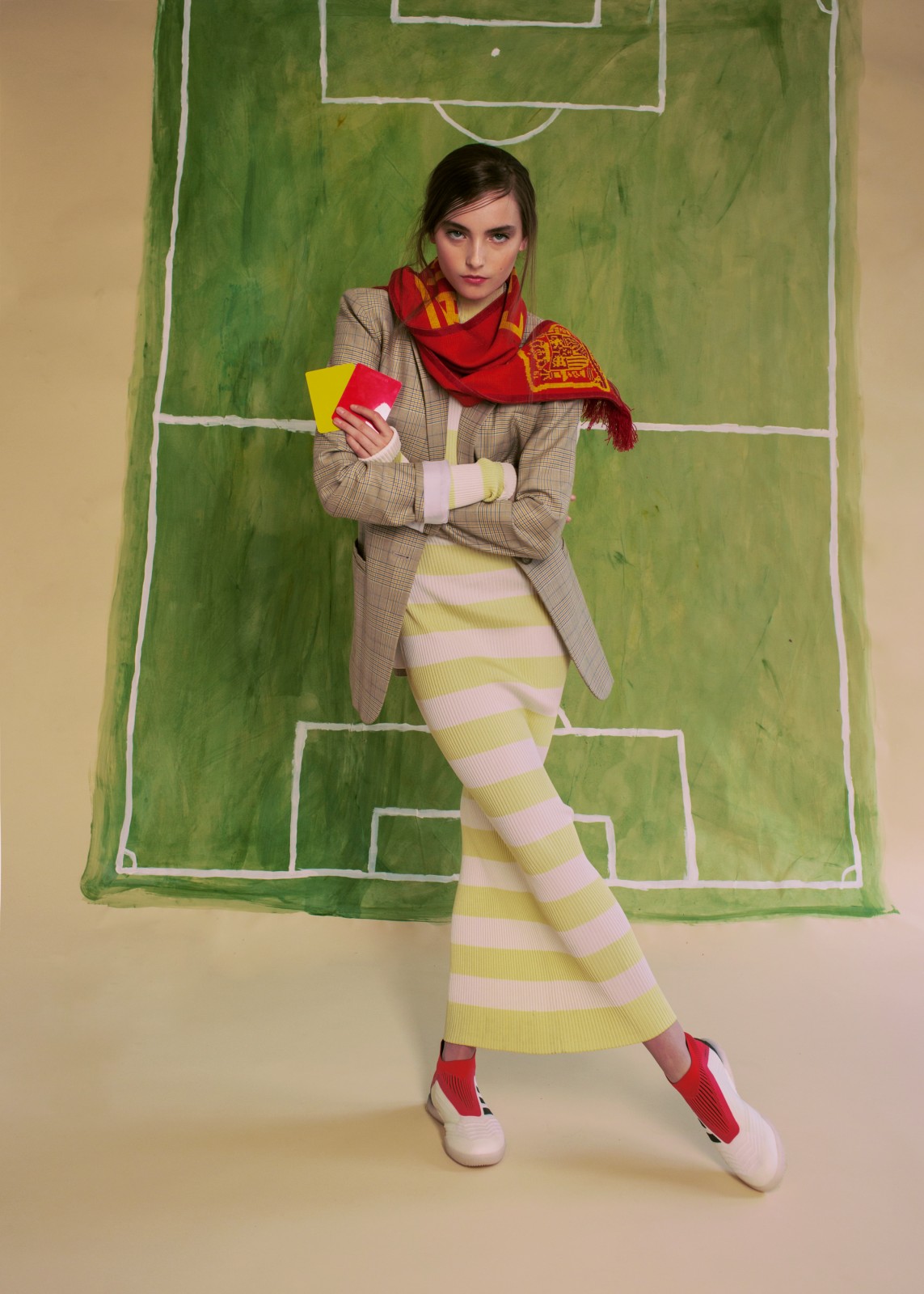 tibi belt fashion soccer